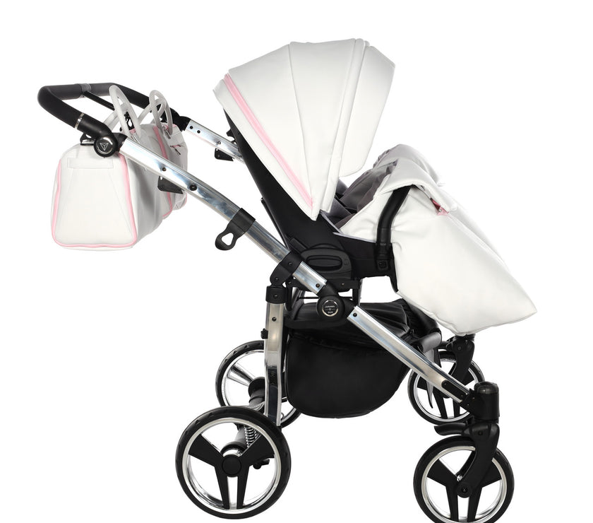 Poussette Double Junama Candy - Rose - Mode Bébé Claye