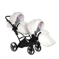 Poussette Double Slim Junama Candy - Rose - Mode Bébé Claye