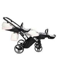Poussette Double Slim Junama Candy - Rose - Mode Bébé Claye