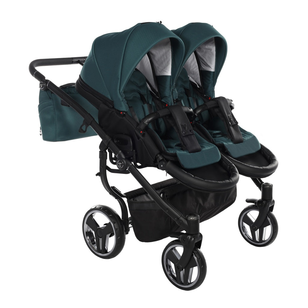 Poussette Double V3 - Turquoise - Mode Bébé Claye
