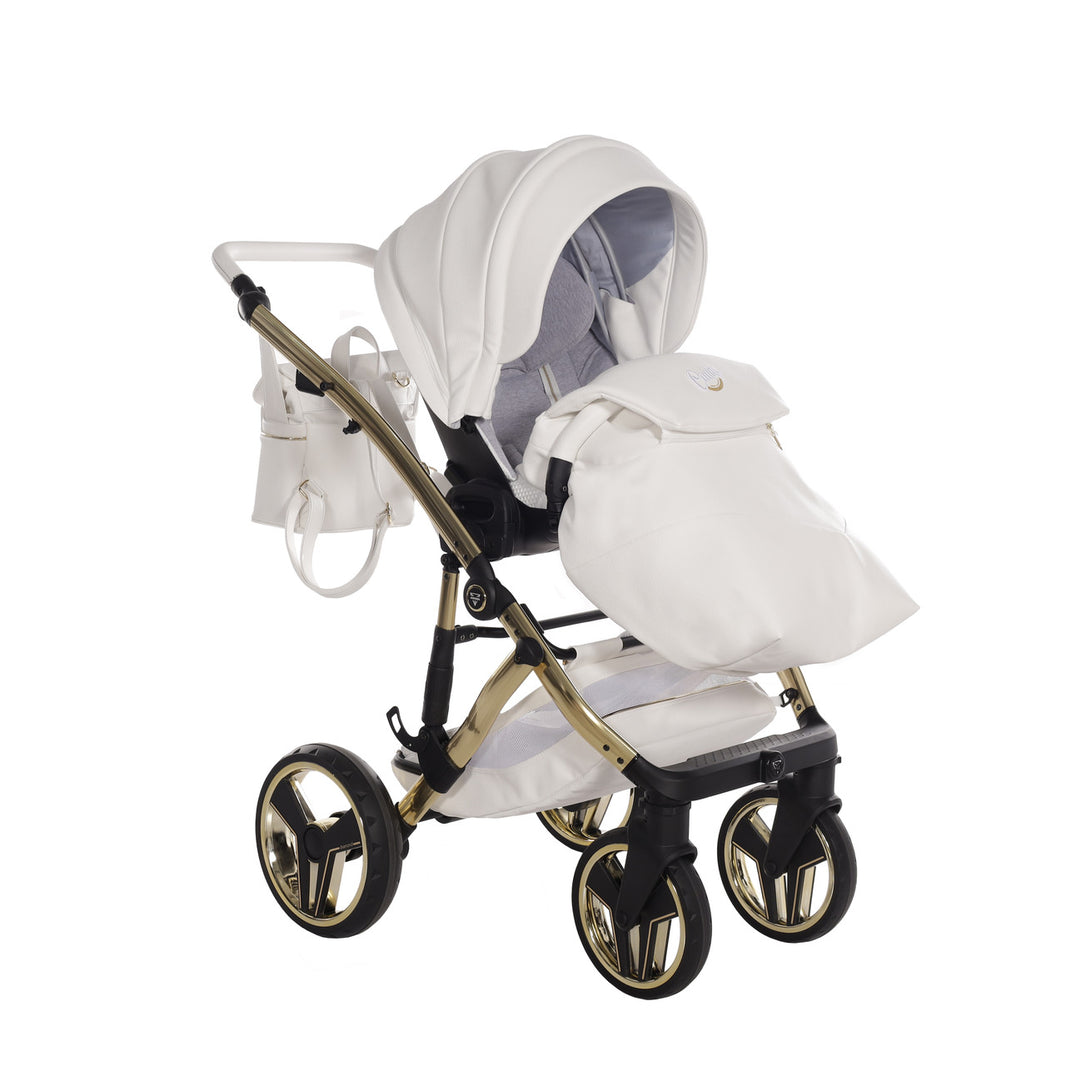 Poussette Junama Candy Premium - Blanc - Mode Bébé Claye