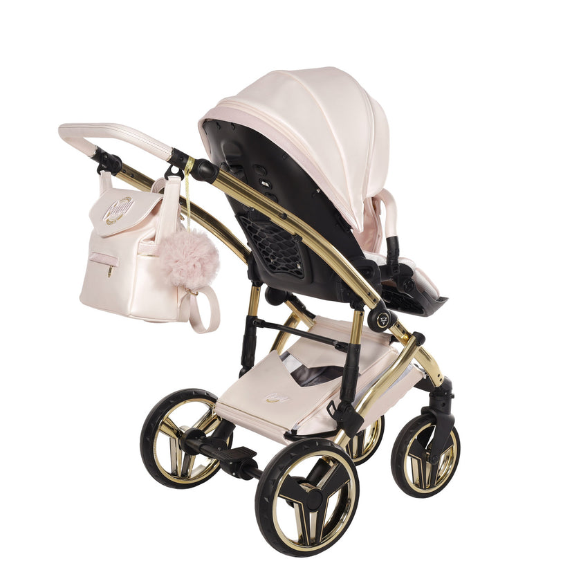 Poussette Junama Candy Premium - Pearl Pink - Mode Bébé Claye