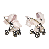 Poussette Junama Candy Premium - Pearl Pink - Mode Bébé Claye