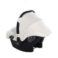 Poussette Junama Fluo Individual - Blanc /Argent - Mode Bébé Claye