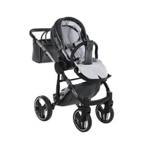 Poussette Junama Fluo Line - Gris - Mode Bébé Claye