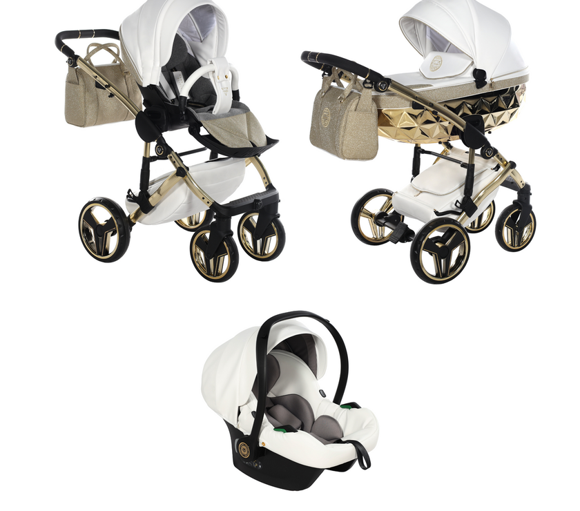 Poussette Junama Handcraft Glitter - Menthe - Mode Bébé Claye