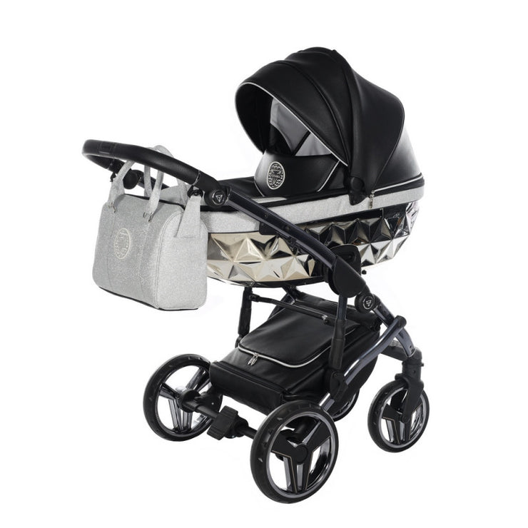 Poussette Junama Handcraft Glitter - Noir - Mode Bébé Claye