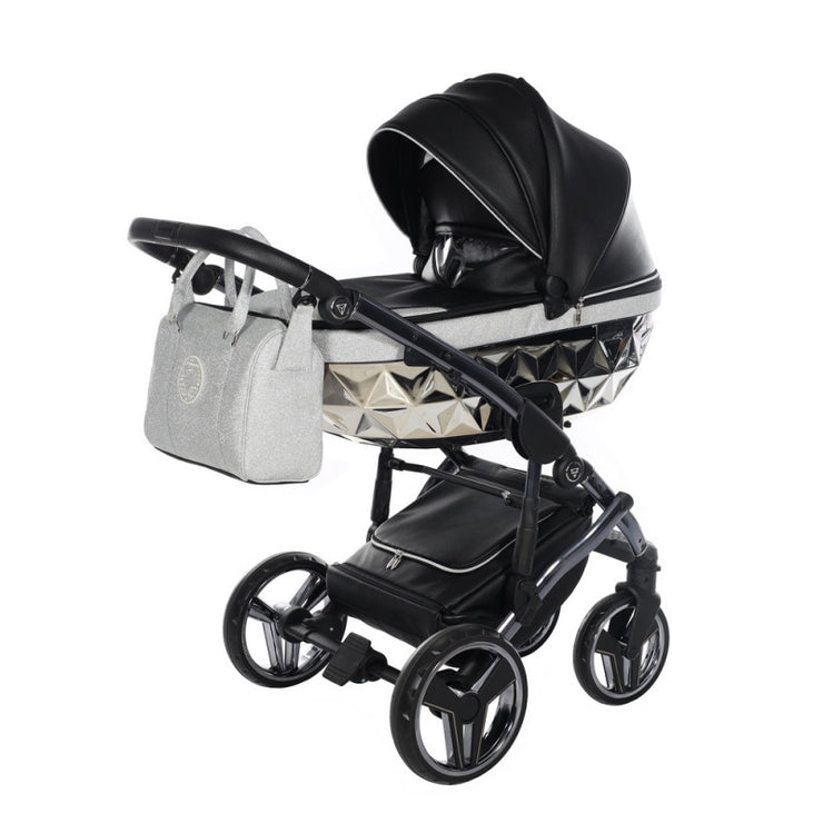 Poussette Junama Handcraft Glitter - Noir - Mode Bébé Claye