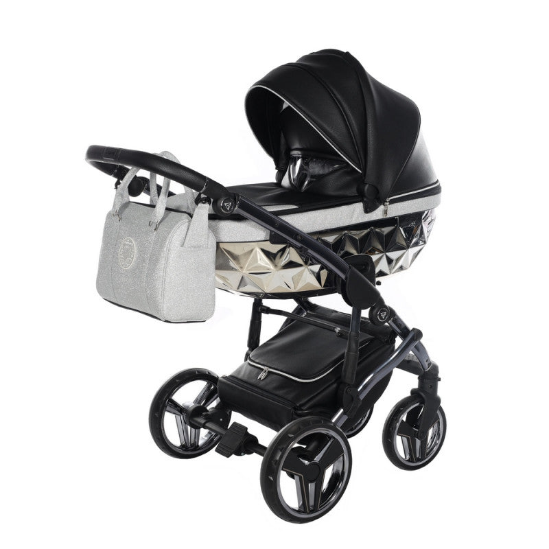 Poussette Junama Handcraft Glitter - Noir - Mode Bébé Claye