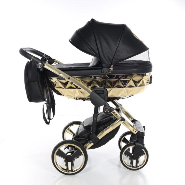 Poussette Junama Handcraft - Noir/Or - Mode Bébé Claye