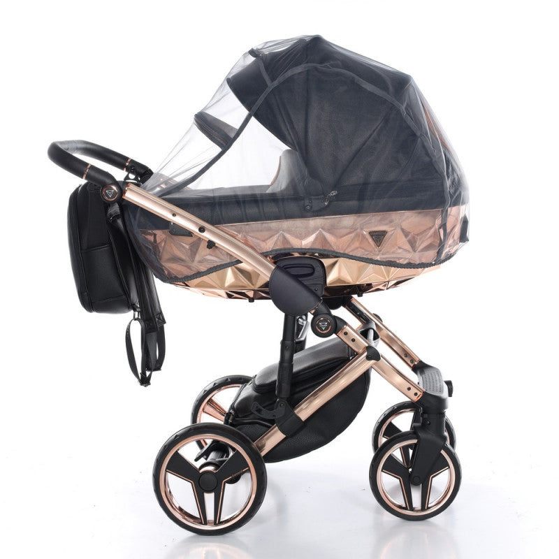 Poussette Junama Handcraft - Noir/Or Rose - Mode Bébé Claye