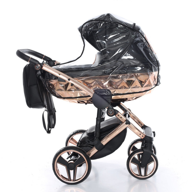 Poussette Junama Handcraft - Noir/Or Rose - Mode Bébé Claye