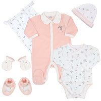 6-piece birth kit - Flowers 1 month