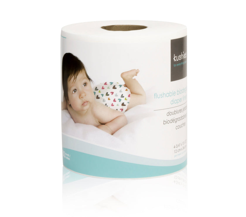 Rouleau de 100 doublures jetables biodégradables pour couches - Mode Bébé Claye