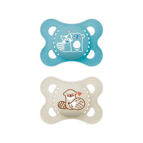 Lot de 2 sucettes Original nature 2-6 mois aléatoire - Mode Bébé Claye