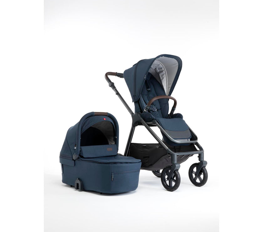 MAST SWISS DESIGN Poussette Duo M.5X - Blueberry - Mode Bébé Claye
