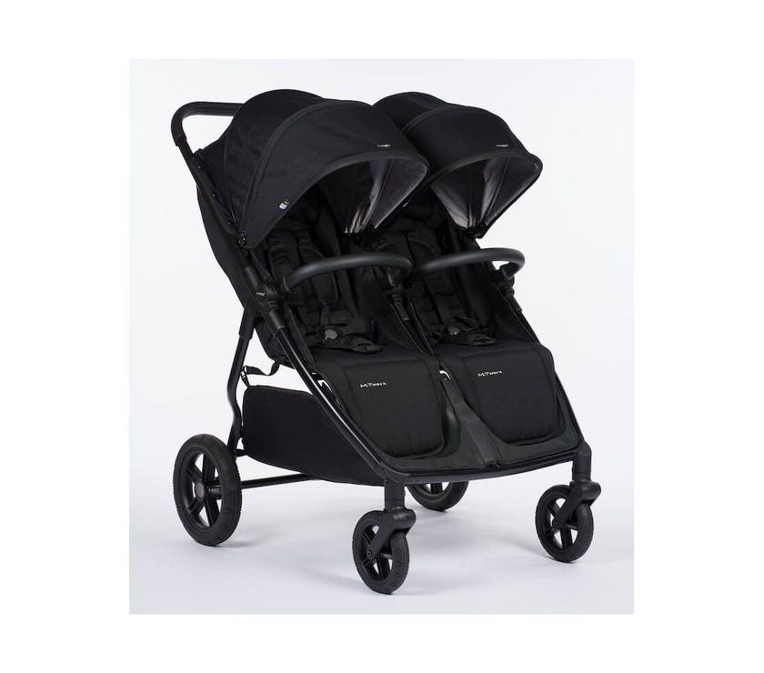 Poussette double M.Twin x Roues Tout-Terrain - ONYX - Mode Bébé Claye