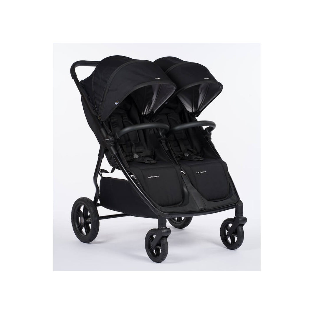 Poussette double M.Twin x Roues Tout-Terrain - ONYX - Mode Bébé Claye