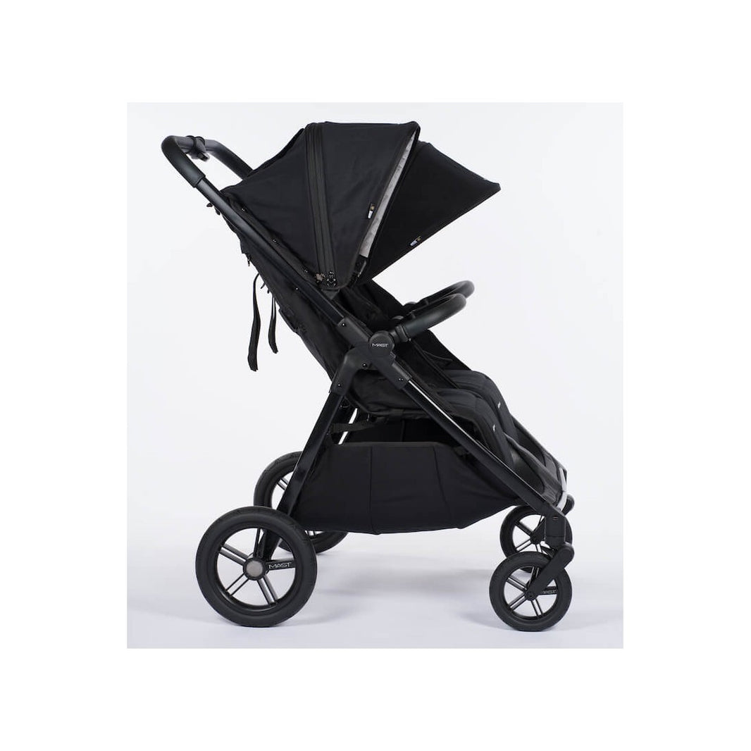 Poussette double M.Twin x Roues Tout-Terrain - ONYX - Mode Bébé Claye
