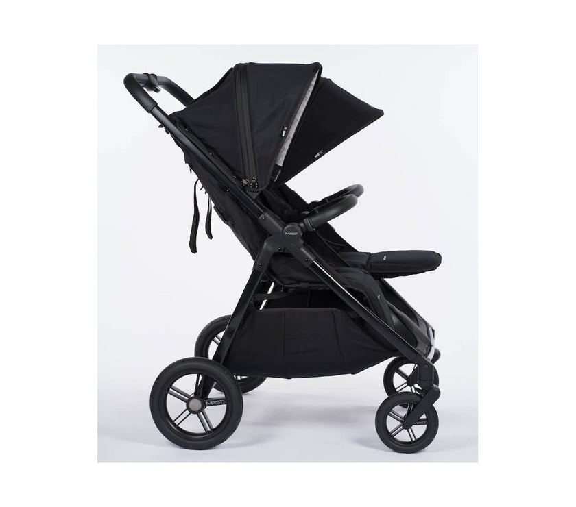 Poussette double M.Twin x Roues Tout-Terrain - ONYX - Mode Bébé Claye