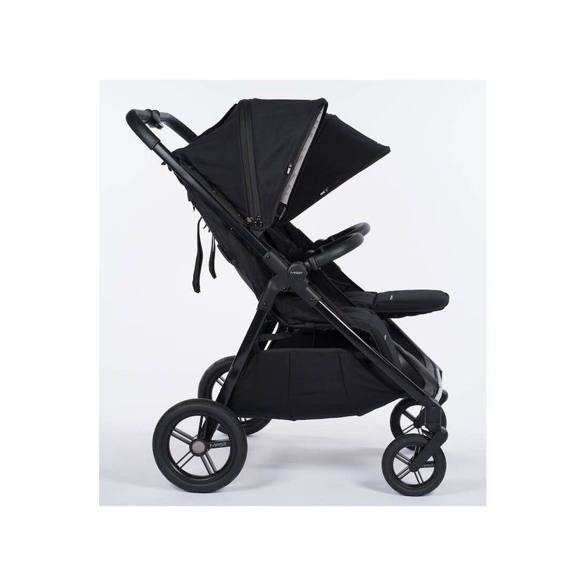 Poussette double M.Twin x Roues Tout-Terrain - ONYX - Mode Bébé Claye