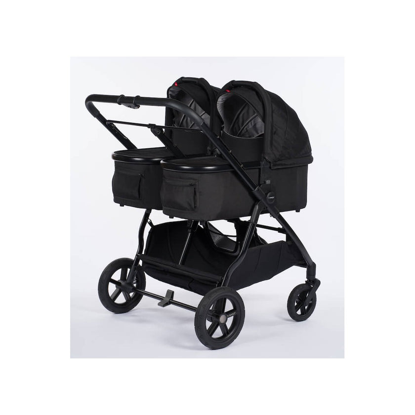Poussette double M.Twin x Roues Tout-Terrain - ONYX - Mode Bébé Claye