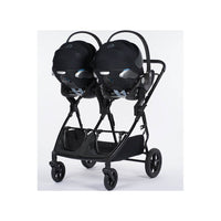 Poussette double M.Twin x Roues Tout-Terrain - ONYX - Mode Bébé Claye