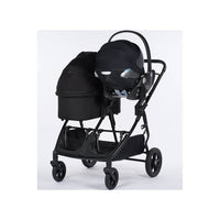 Poussette double M.Twin x Roues Tout-Terrain - ONYX - Mode Bébé Claye