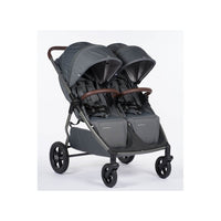 Poussette double M.Twin x Roues Tout-Terrain - VOLCANIC ASH - Mode Bébé Claye