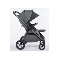 Poussette double M.Twin x Roues Tout-Terrain - VOLCANIC ASH - Mode Bébé Claye
