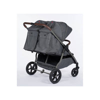Poussette double M.Twin x Roues Tout-Terrain - VOLCANIC ASH - Mode Bébé Claye