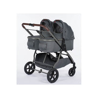 Poussette double M.Twin x Roues Tout-Terrain - VOLCANIC ASH - Mode Bébé Claye