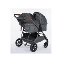 Poussette double M.Twin x Roues Tout-Terrain - VOLCANIC ASH - Mode Bébé Claye