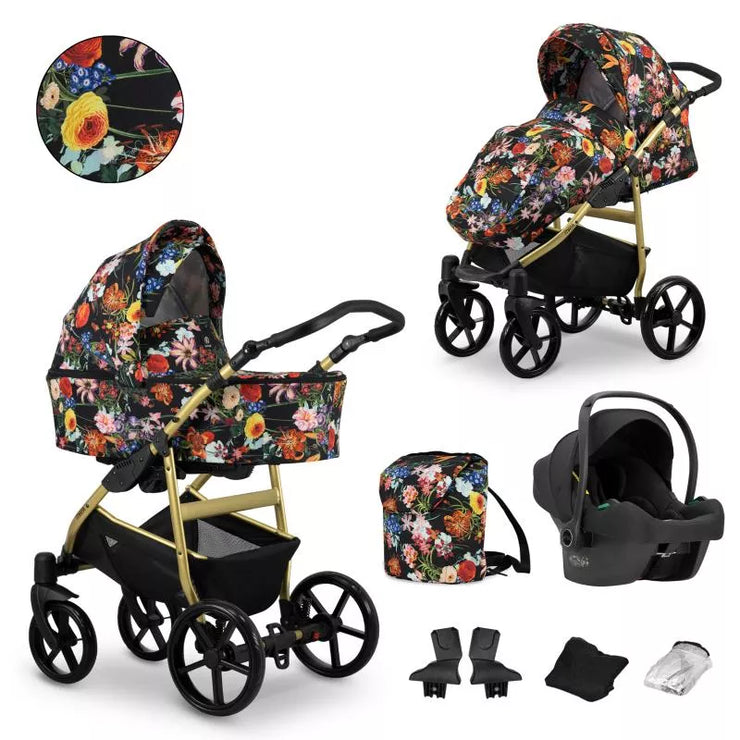MATA Flowers Trio Stroller