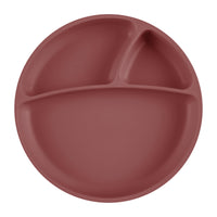 Assiette antidérapante en silicone – Terracotta - Mode Bébé Claye