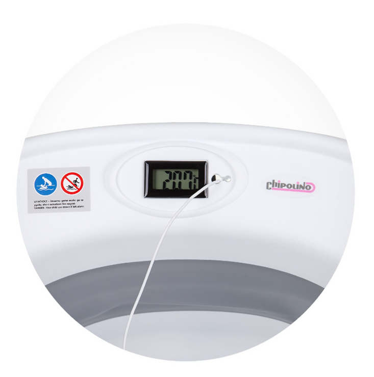 Baignoire Pliable Bali avec Thermomètre, Seau et Gobelet de Rinçage - Mode Bébé Claye