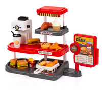 Ensemble de Jeu Fast Food - 71 Pièces - Mode Bébé Claye
