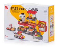 Ensemble de Jeu Fast Food - 71 Pièces - Mode Bébé Claye
