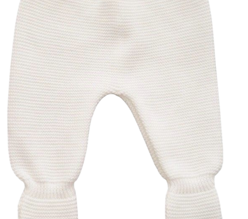Ensemble de Naissance (0-3 mois) Mixte Unisexe Bébé - 3 Pièces en Tricot Maille Blanche - Mode Bébé Claye