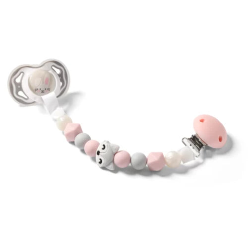 Attache sucette Rose - Mode Bébé Claye