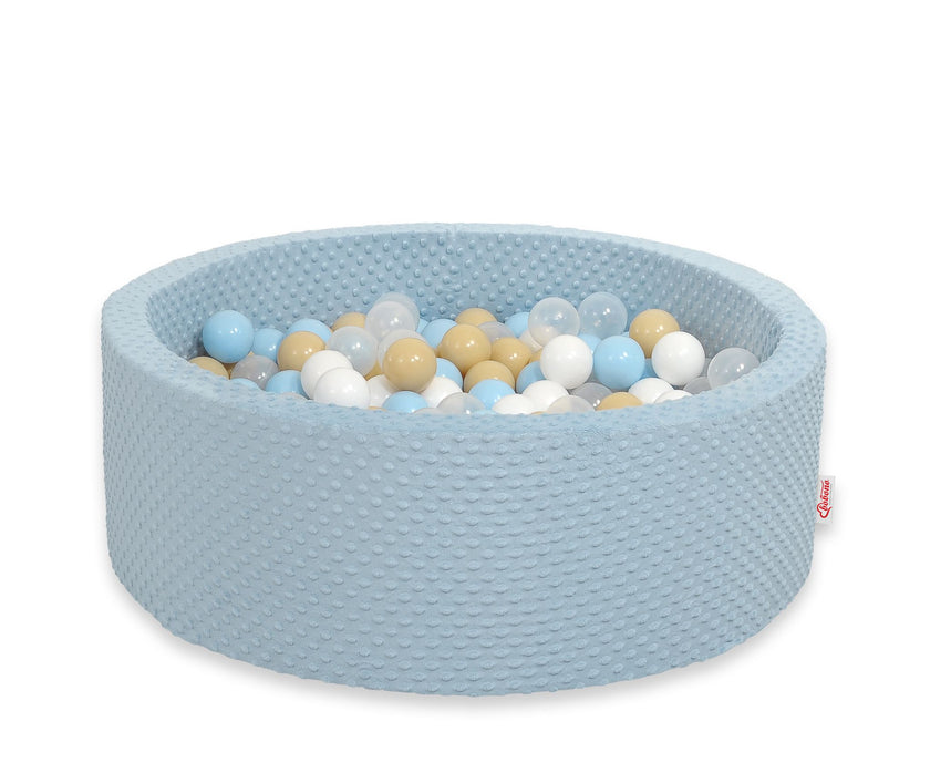 Piscine sèche à volants avec boules 200 pcs. -bleu - Mode Bébé Claye