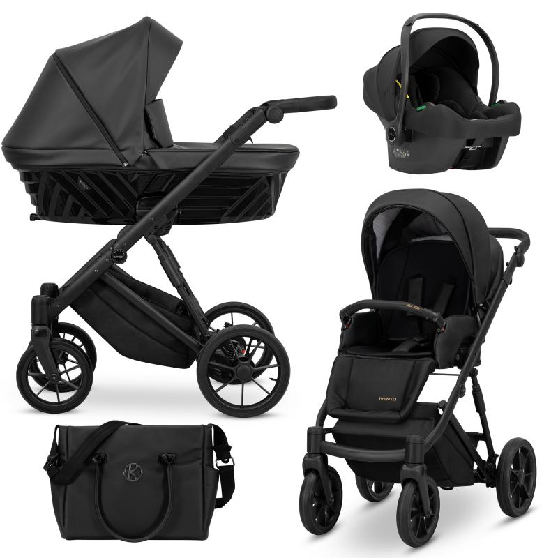 Poussette Trio IVENTO Black Pearl - Mode Bébé Claye