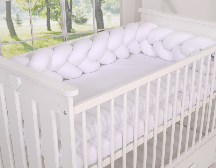 Tour de lit Tressé - blanc - Mode Bébé Claye