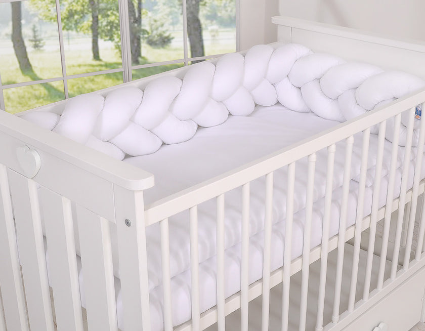 Tour de lit Tressé - blanc - Mode Bébé Claye