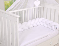 Tour de lit Tressé - blanc - Mode Bébé Claye