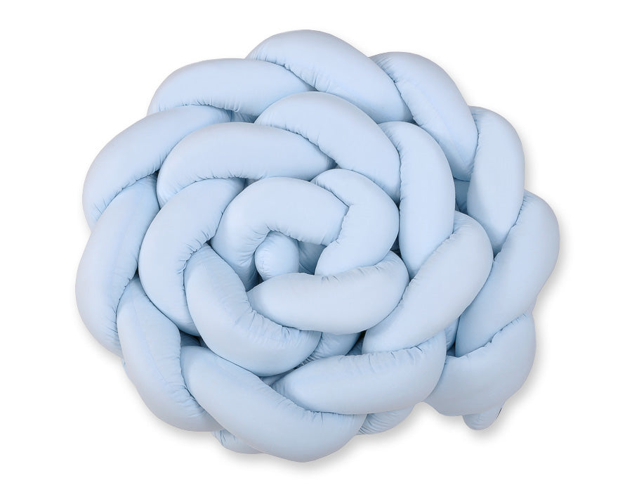 Tour de lit Tressé bleu 360 cm - Mode Bébé Claye