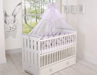 Tour de lit Tressé Gris 360 cm - Mode Bébé Claye
