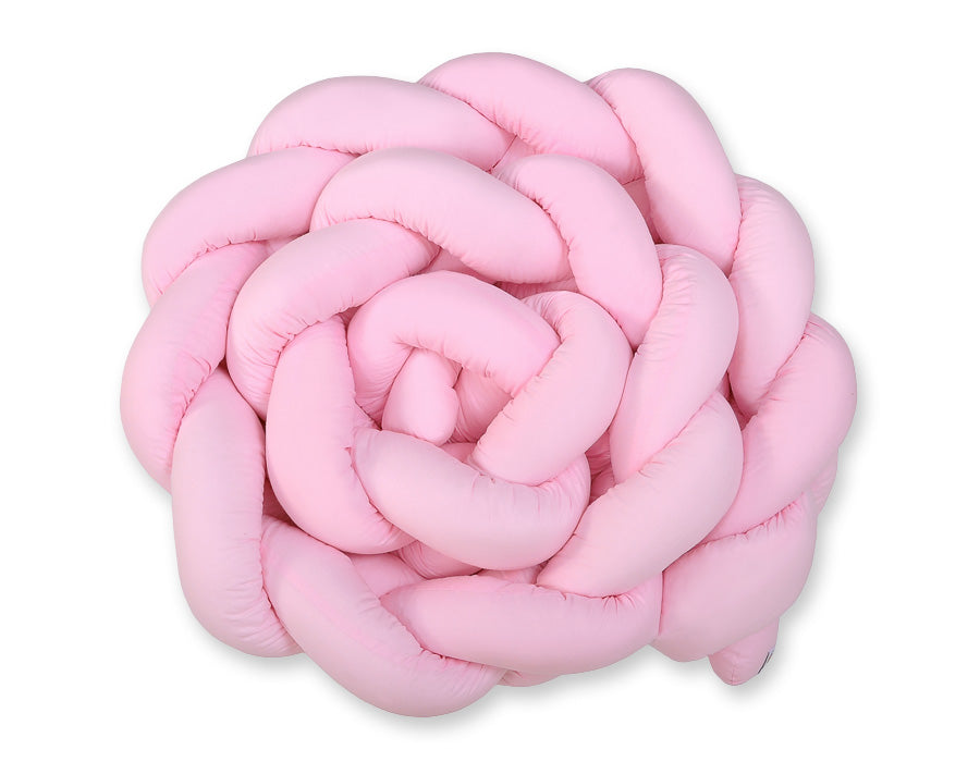 Tour de lit Tressé rose 360 cm - Mode Bébé Claye