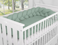 Tour de lit Tressé -vert - Mode Bébé Claye