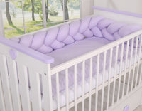 Tour de lit Tressé - violet - Mode Bébé Claye